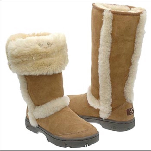 sunburst tall chestnut ugg boots